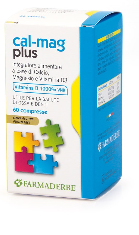 Cal-Mag Plus Integratore Calcio e Magnesio 60 Compresse