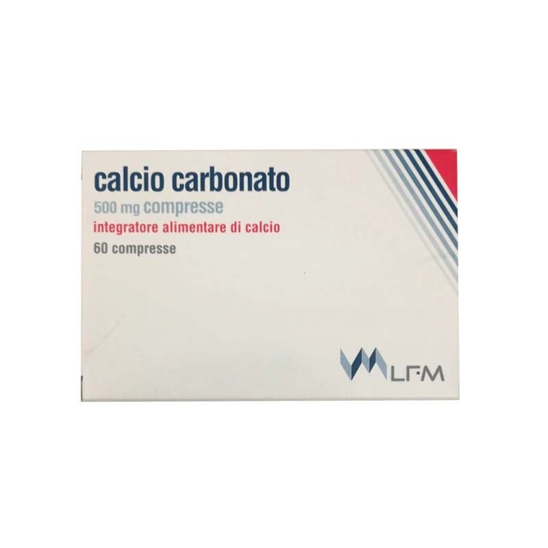 Calcio Carbonato - Integratore per Ossa - 60 Compresse