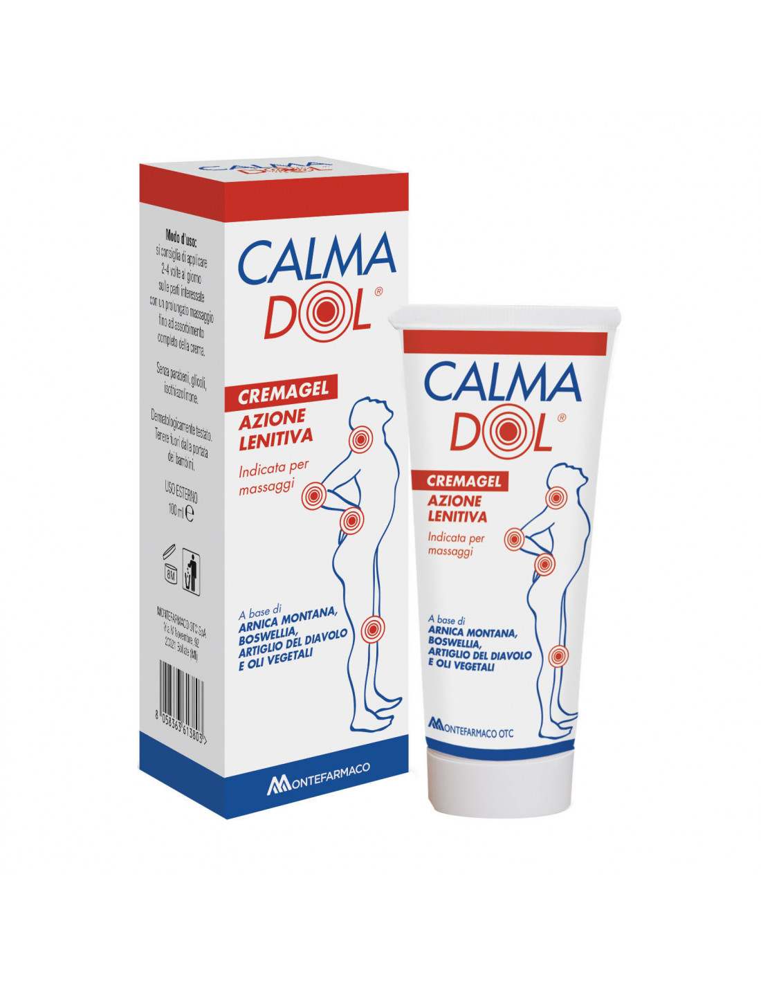 Calmadol - Crema Cutanea Anti-Infiammatoria per Dolori Muscolari e Articolari - 100 ml