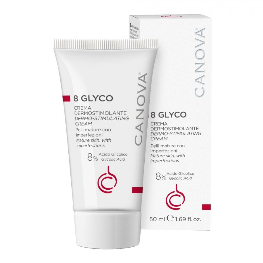 Canova 8 Glyco - Crema Viso Dermostimolante - 50 ml