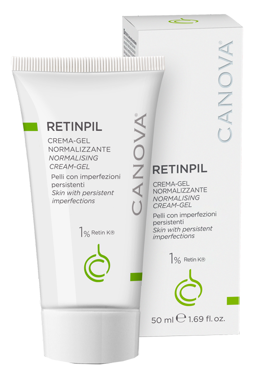 Canova Retinpil - Crema Gel Viso Normalizzante per Pelle Acneica - 50 ml