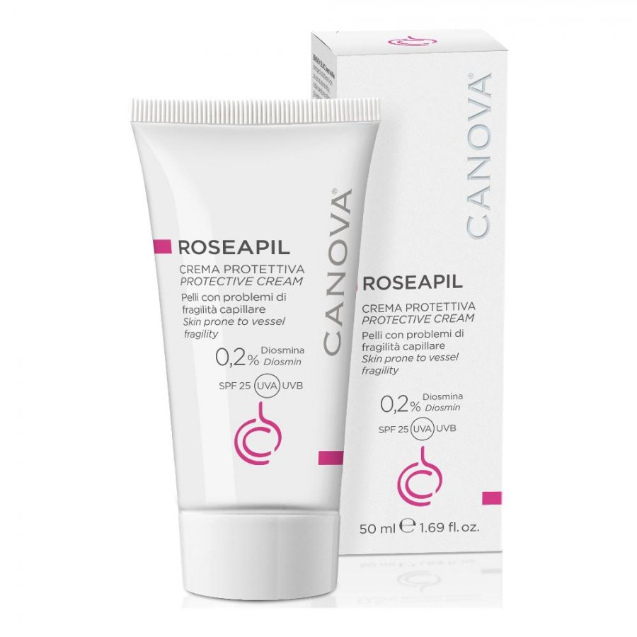 Canova Roseapil - Crema Viso Idratante per Couperose - 50 ml