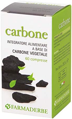 Carbone Vegetale Integratore Regolarità Intestinale 60 Compresse