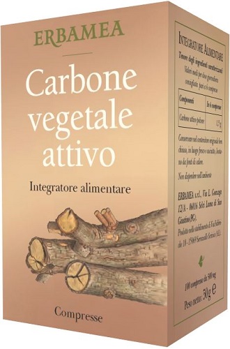 Carbone Vegetale Attivo Integratore Regolarità Intestinale 100 Capsule