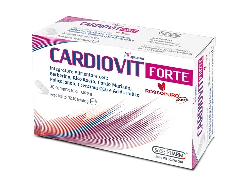 Cardiovit Forte Integratore Controllo Colesterolo 30 Compresse