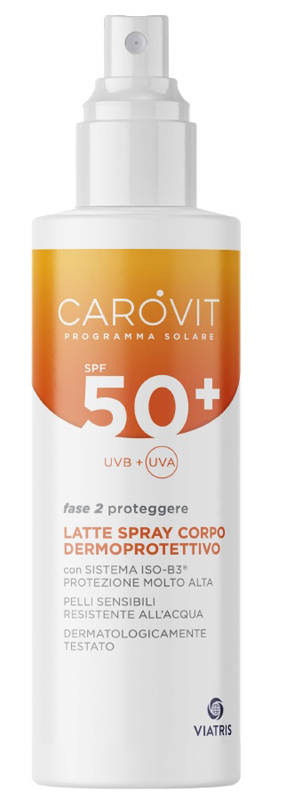 Carovit Programma Solare - Latte Spray Corpo Protezione 50+ - 200 ml