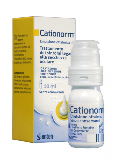 Cationorm Multi Gocce Collirio Occhi Secchi 10 ml