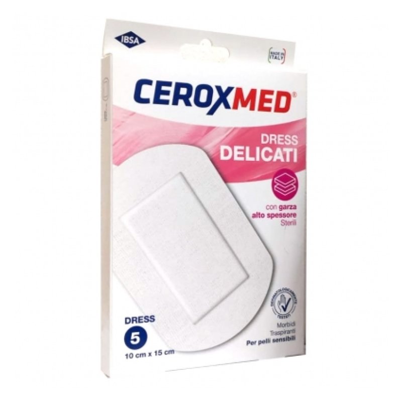 Ceroxmed Dress - Cerotti Delicati 10 x 15 cm - 5 Pezzi