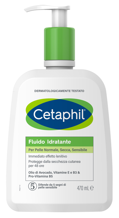 Cetaphil - Fluido Idratante Corpo e Viso per Pelle Secca e Sensibile - 470 ml