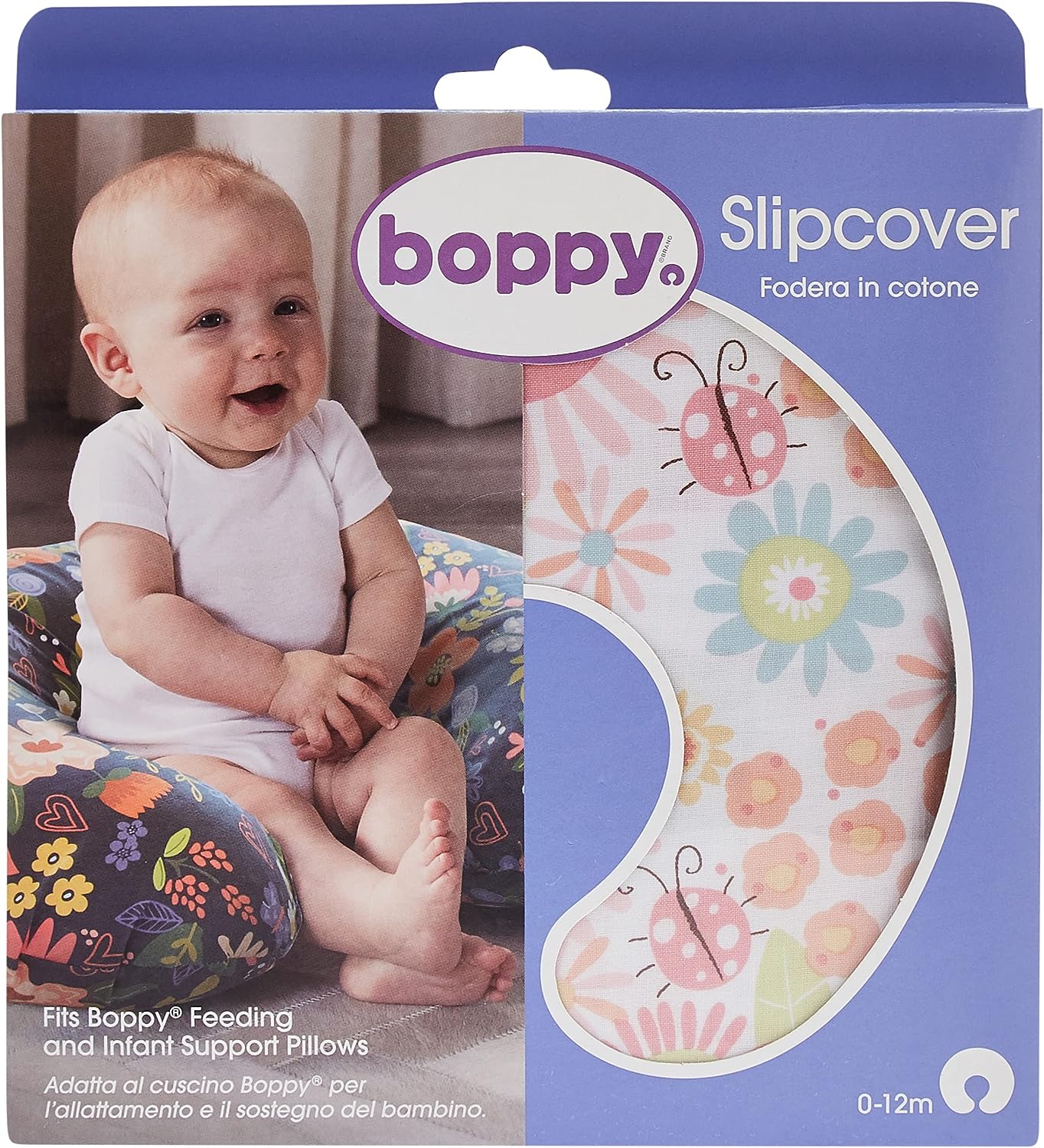 Chicco Boppy Fodera Cuscino Allattamento French Rose