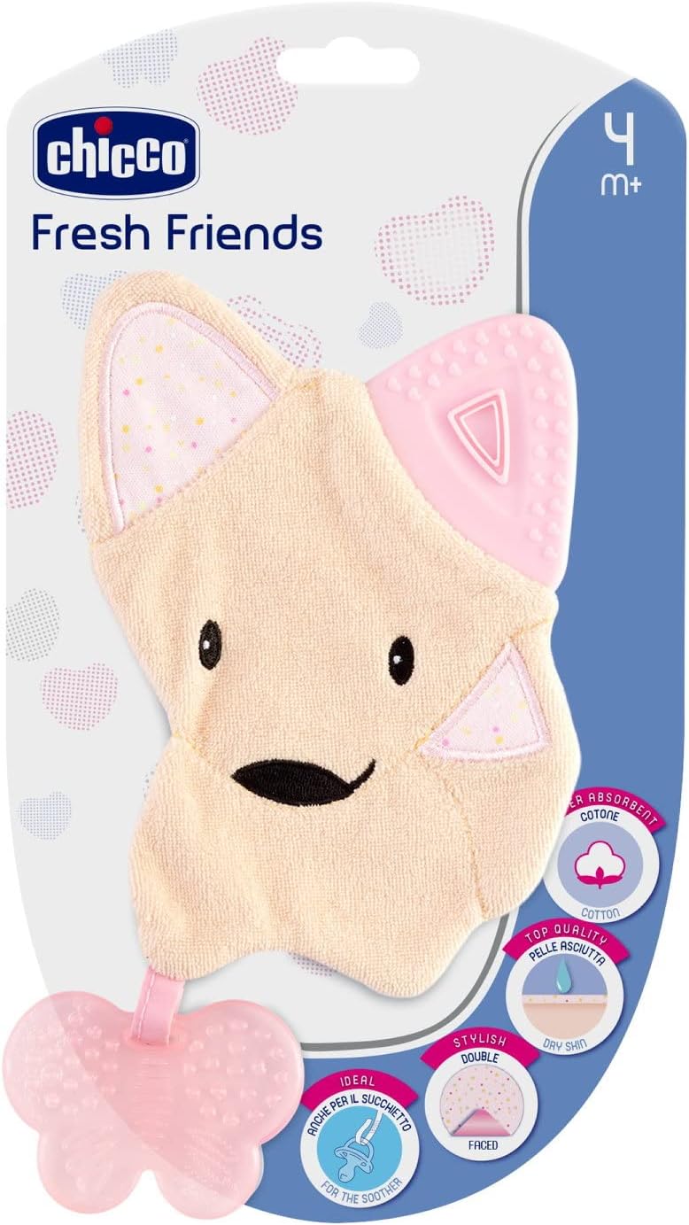 Chicco Fresh Friends Massaggiagengive Rosa 4m+ 1 Pezzo