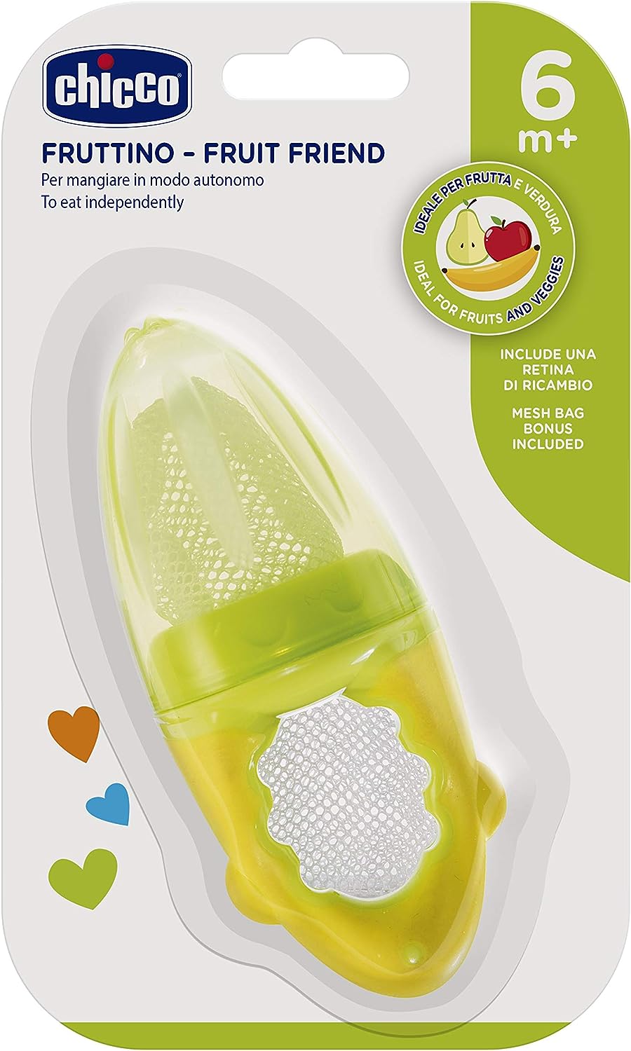 Chicco Fruttino Retina per Alimenti Verde 1 Pezzo