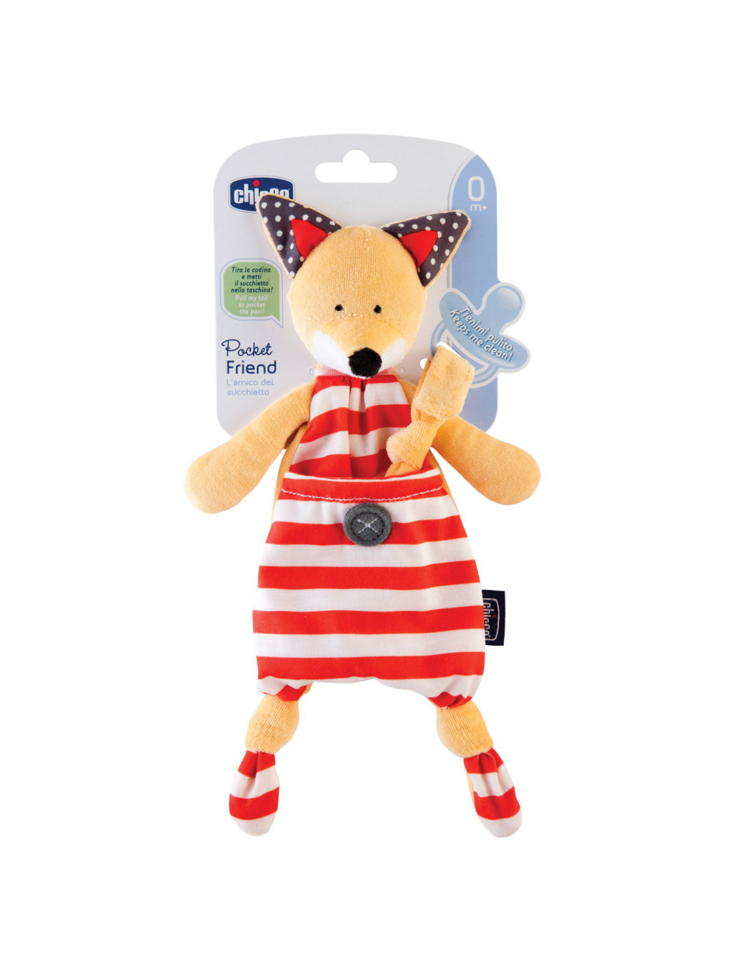 Chicco Pocket Friend Portasucchietto Buddy Volpe 1 Pezzo