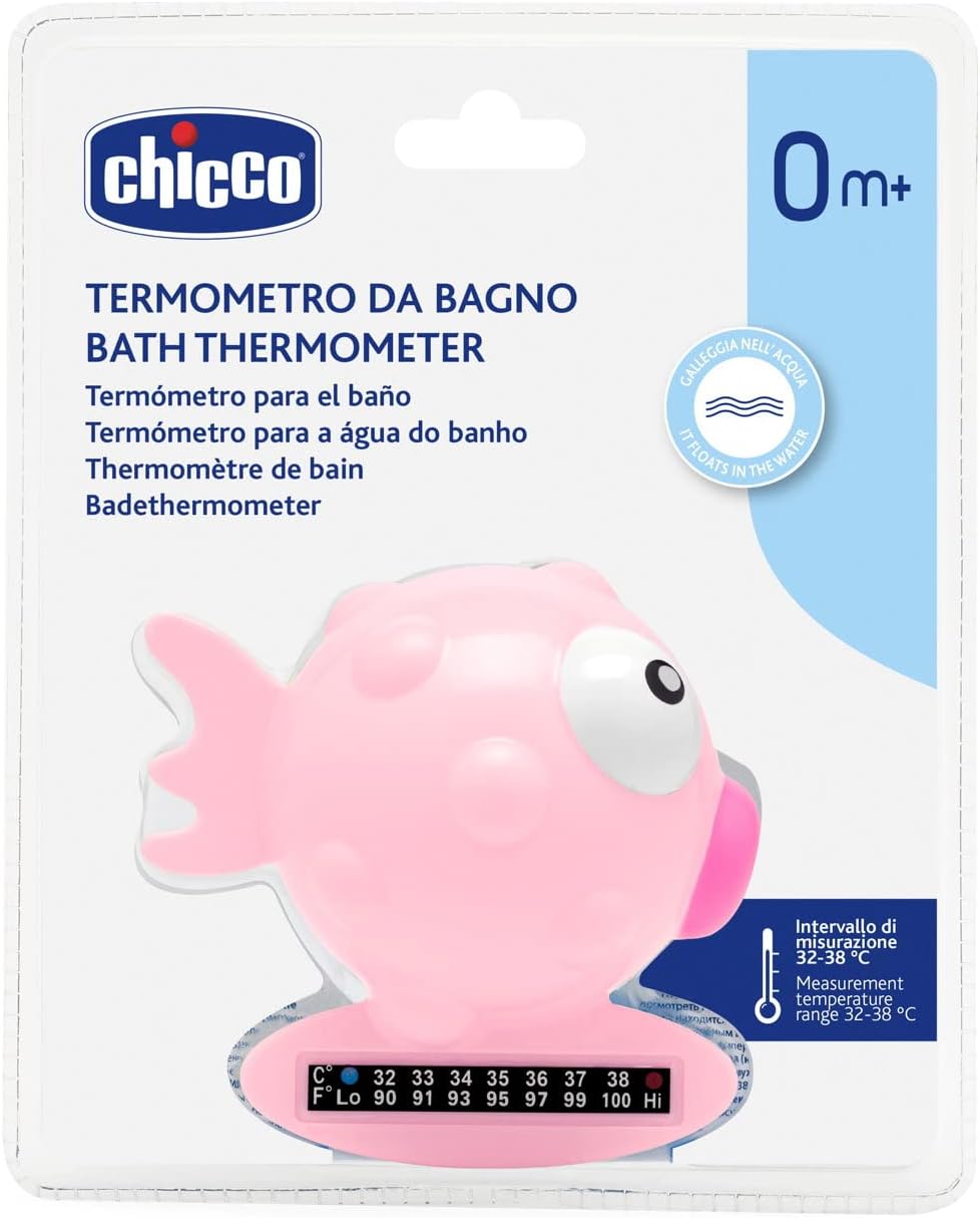 Chicco Termometro Bagno Pesce Palla Rosa