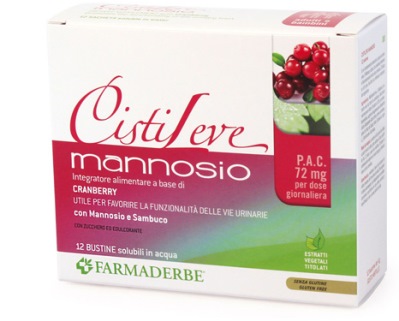 Cistileve Mannosio Integratore Vie Urinarie 12 Bustine