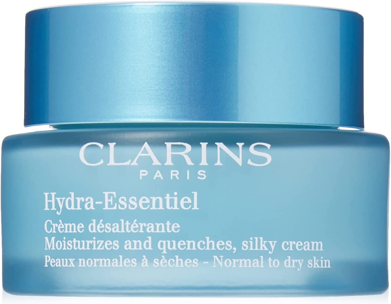 Clarins Hydra-Essentiel Silky Cream - Crema Viso Idratante per Pelle Normale e Secca - 50 ml
