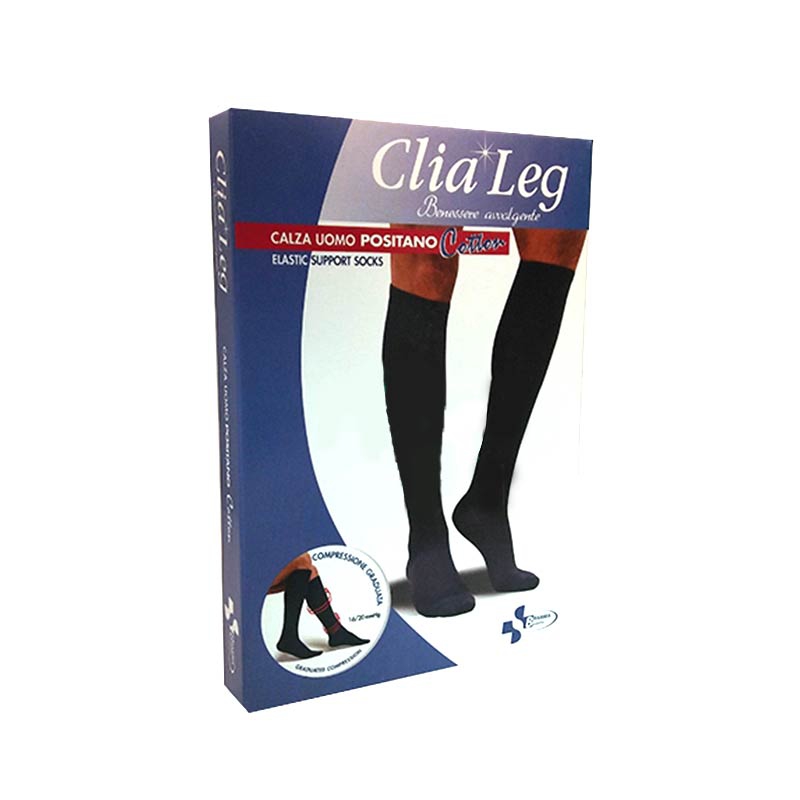 Clialeg Calza Uomo Positano Colore Blu Taglia XL