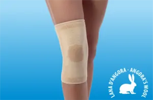 Cliaortho Ginocchiera in Lana Colore Beige Taglia M (37-41cm)