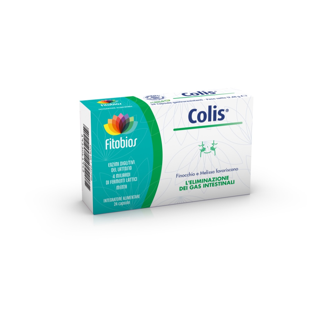 Colis Integratore per Eliminare i Gas 24 Capsule