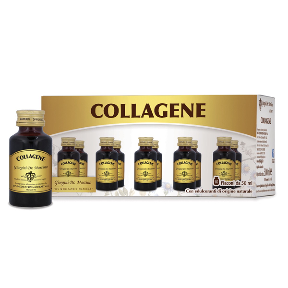 Collagene Liquido Integratore Benessere Pelle 10 Flaconi