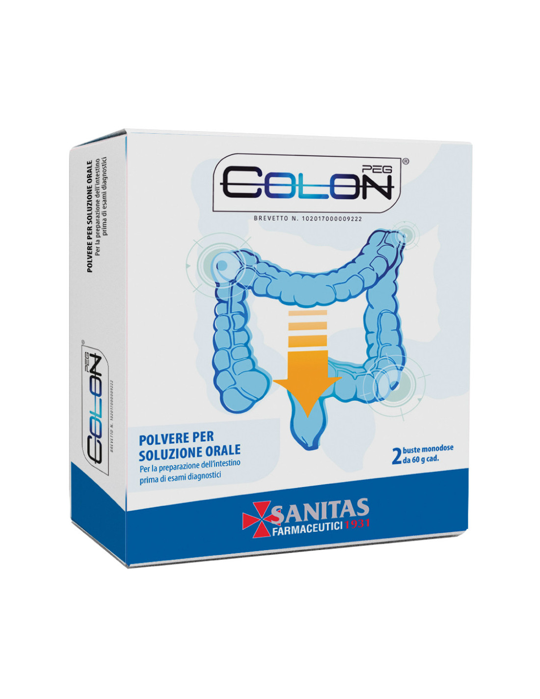 Colonpeg Integratore Benessere Intestinale 2 Buste x 60 g