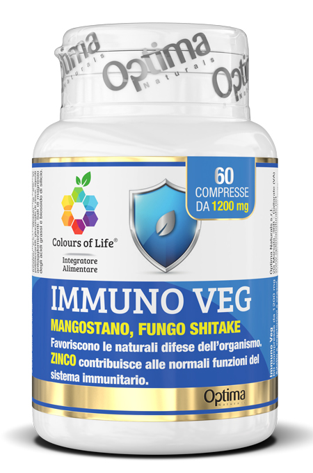 Colours Of Life Immuno Veg - Integratore per il Sistema Immunitario - 60 Compresse