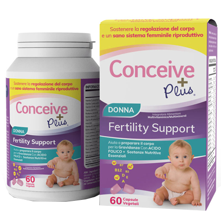Conceive Plus Supporto Fertilità Femminile - Integratore Multivitaminico - 60 Capsule