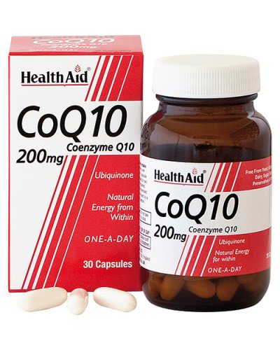CoQ10 Integratore di Coenzima Q10 200 mg 30 Capsule