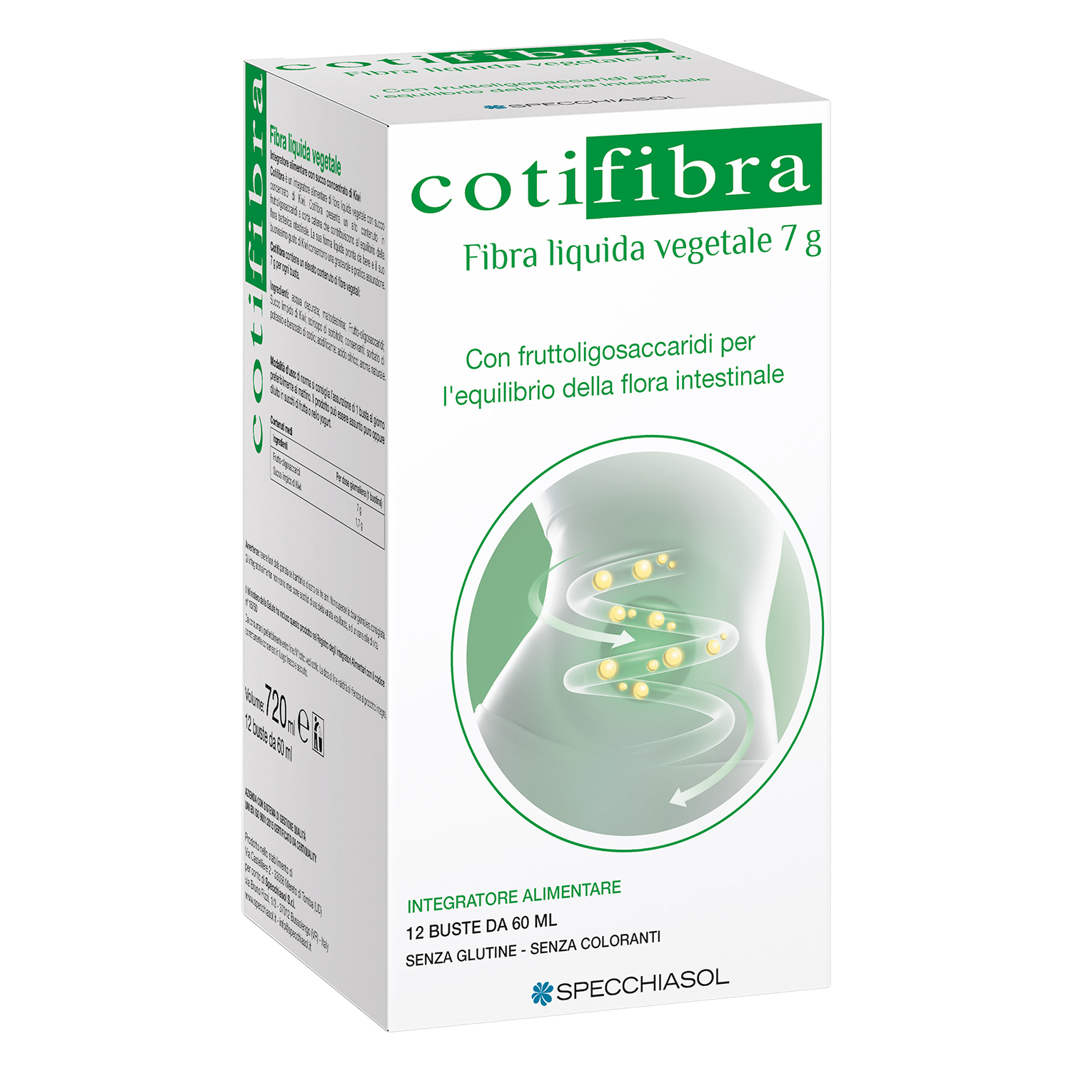 Cotifibra - Integratore per la Regolarità Intestinale - 12 Bustine x 60 ml