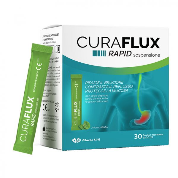 Curaflux Rapid Rimedio per Bruciore e Reflusso 30 Bustine
