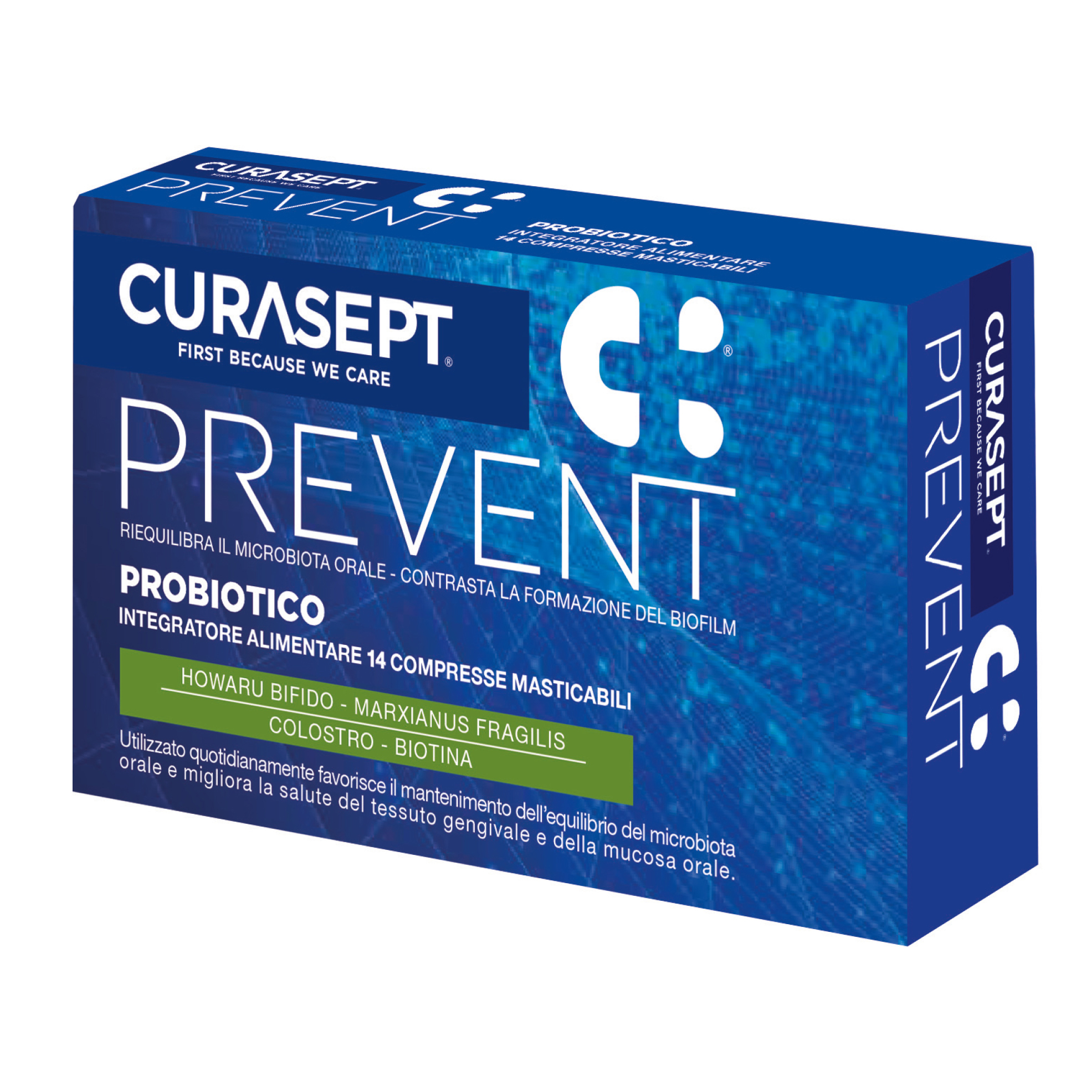 Curasept Prevent - Integratore Probiotico per Gengive - 14 Compresse Masticabili