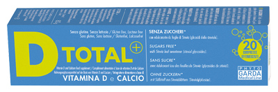 D Total+ - Integratore di Vitamina D e Calcio - 20 compresse Effervescenti