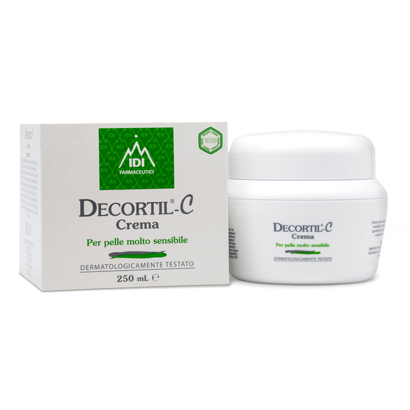 Decortil C Crema Lenitiva Idratante per Pelle Sensibile 250 ml