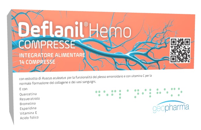 Deflanil Hemo - Integratore per Microcircolo - 14 Compresse