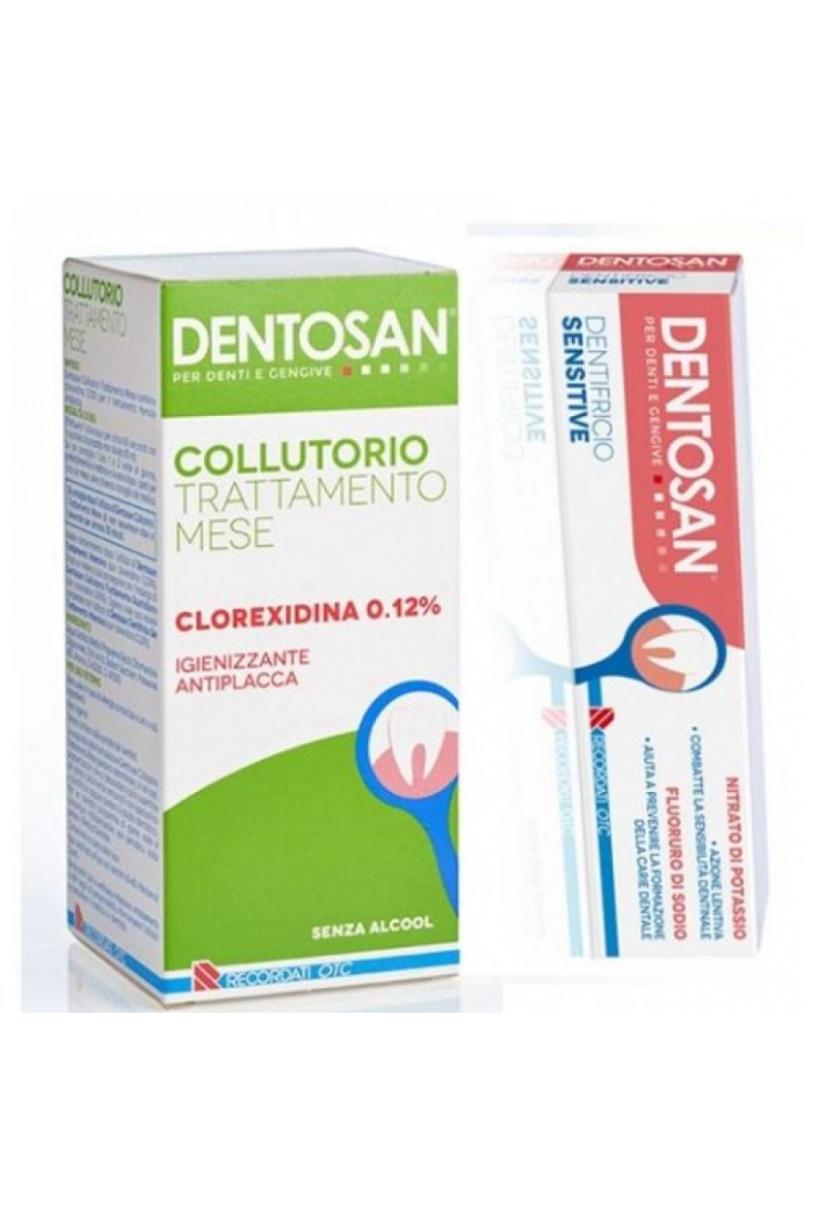 Dentosan Collutorio Trattamento Mese 200 ml + Dentifricio 75 ml
