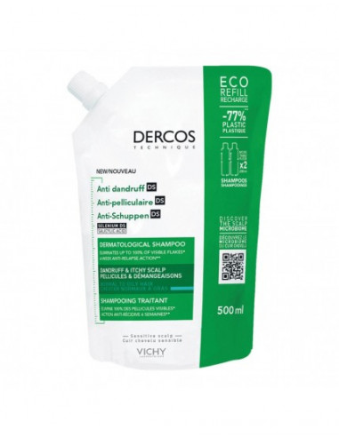 Vichy Dercos - Ricarica Shampoo Antiforfora - 500 ml