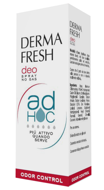 Dermafresh Ad Hoc Odor Control - Deodorante Spray No Gas - 100 ml
