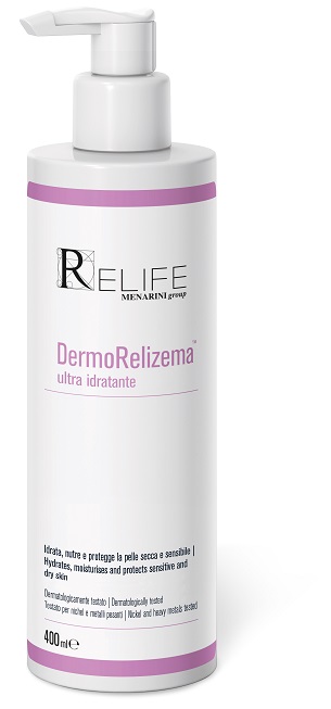 Relife DermoRelizema Ultra Idratante - Crema Corpo per Pelle per Dermatite Atopica - 400 ml