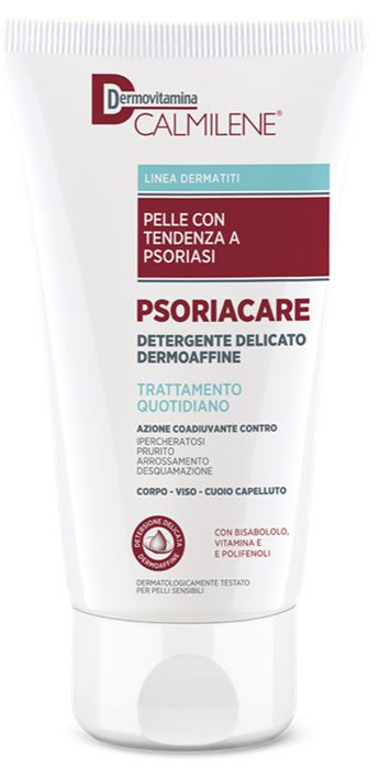 Dermovitamina Calmilene Psoriacare - Detergente Corpo Idratante per Dermatite - 200 ml