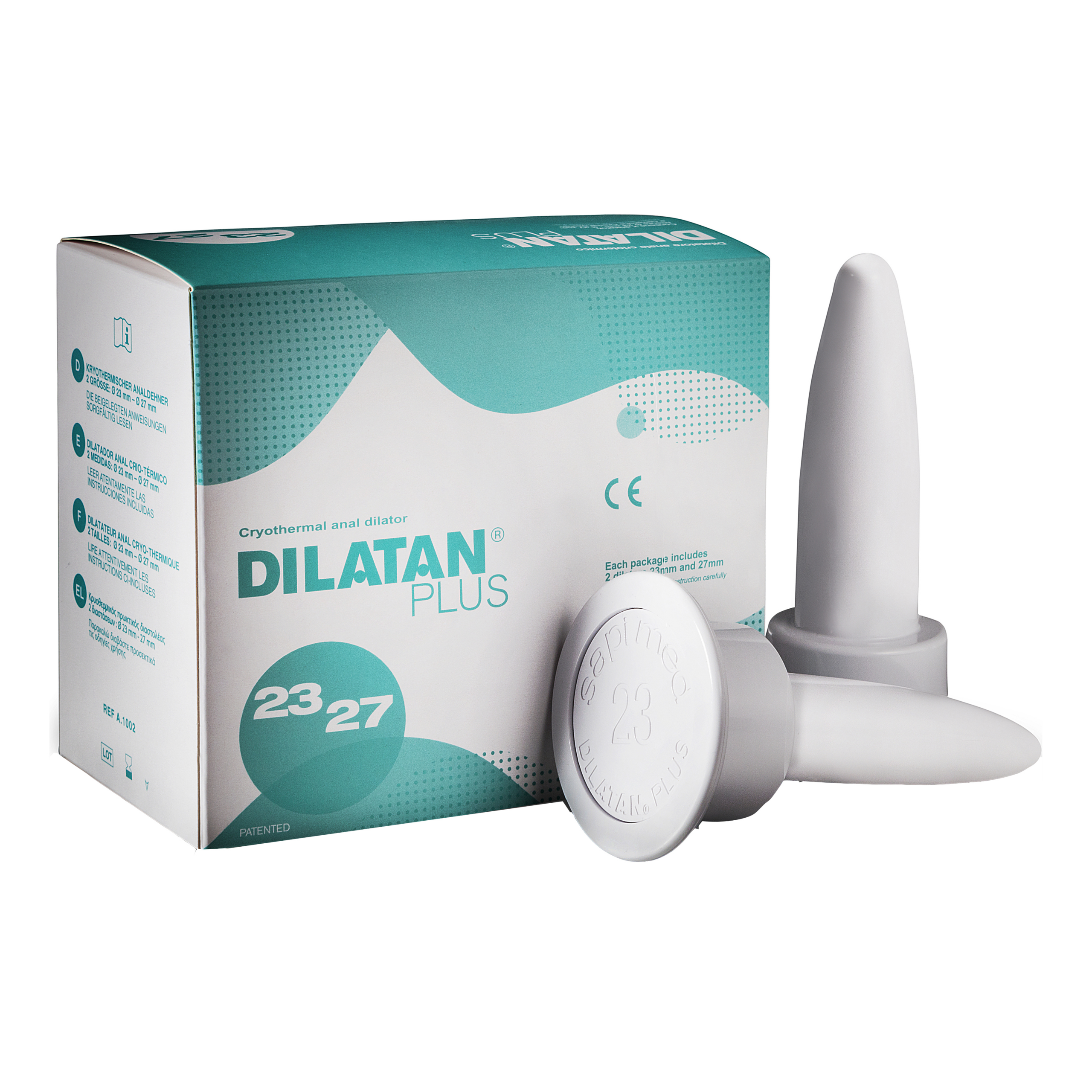 Dilatan Plus Dilatatore Anale Diametro 23/27 Criotermico 2 Pezzi