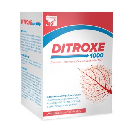 Ditroxe 1000 Integratore Microcircolo 20 Stick