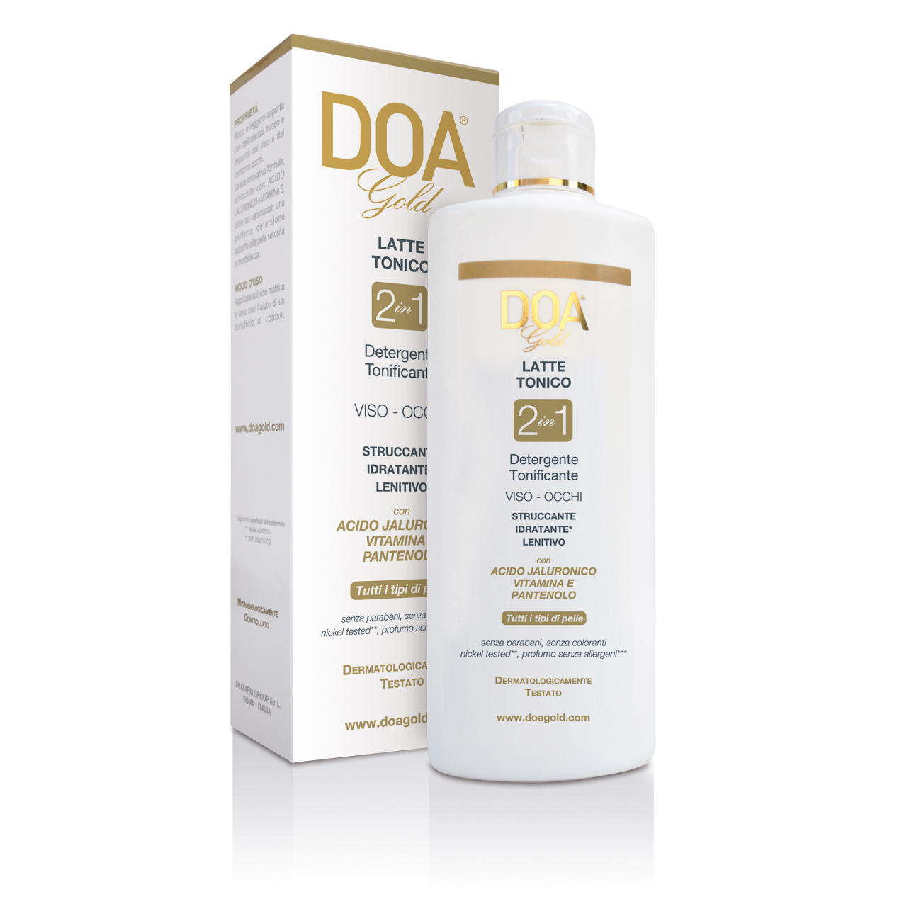 Doa Gold Latte Tonico Detergente Viso e Occhi 200 ml