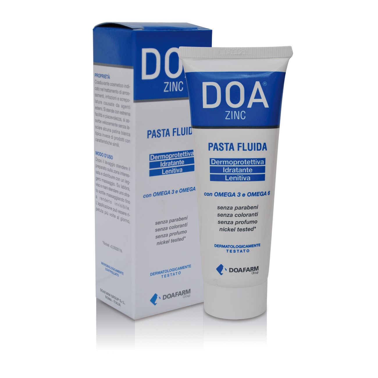 Doa Zinc Pasta Fluida Dermoprotettiva 75 ml
