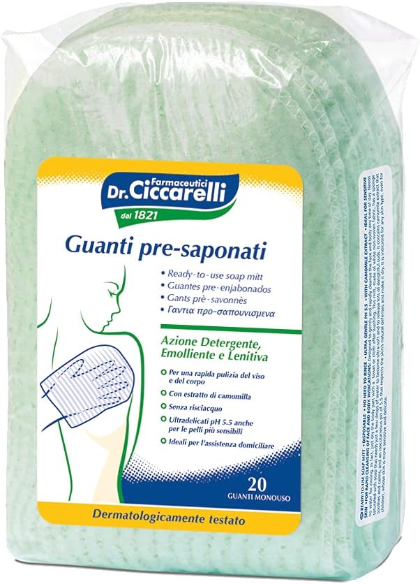 Dr. Ciccarelli Guanto Pre-Saponato 20 Pezzi