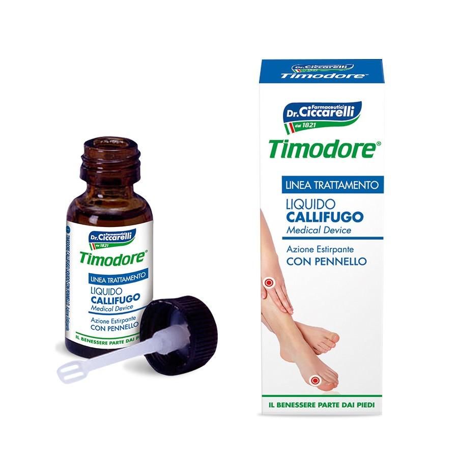 Timodore Callifugo Liquido con Pennello per Rimozione Calli 12 ml