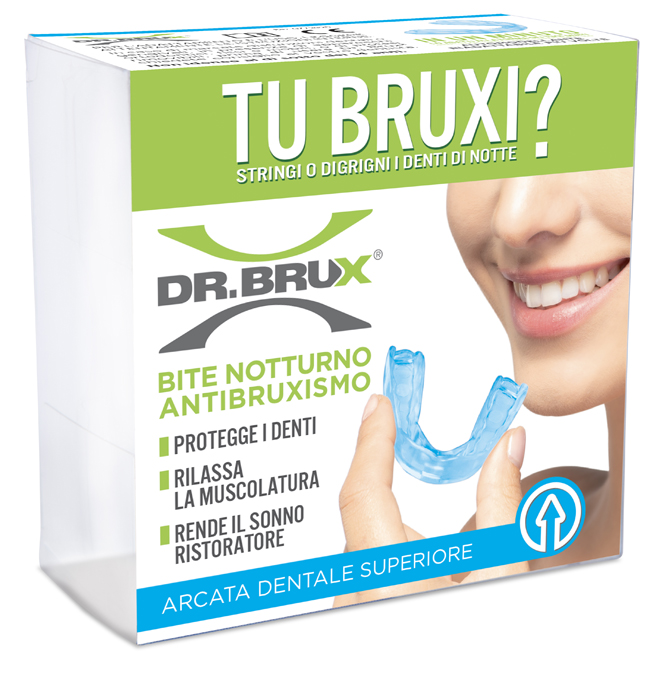 Dr. Brux - Bite Antibruxismo Notte Superiore - Colore Azzurro