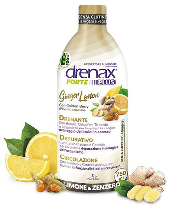 Drenax Forte Ginger Lemon Integratore Drenante 750 ml