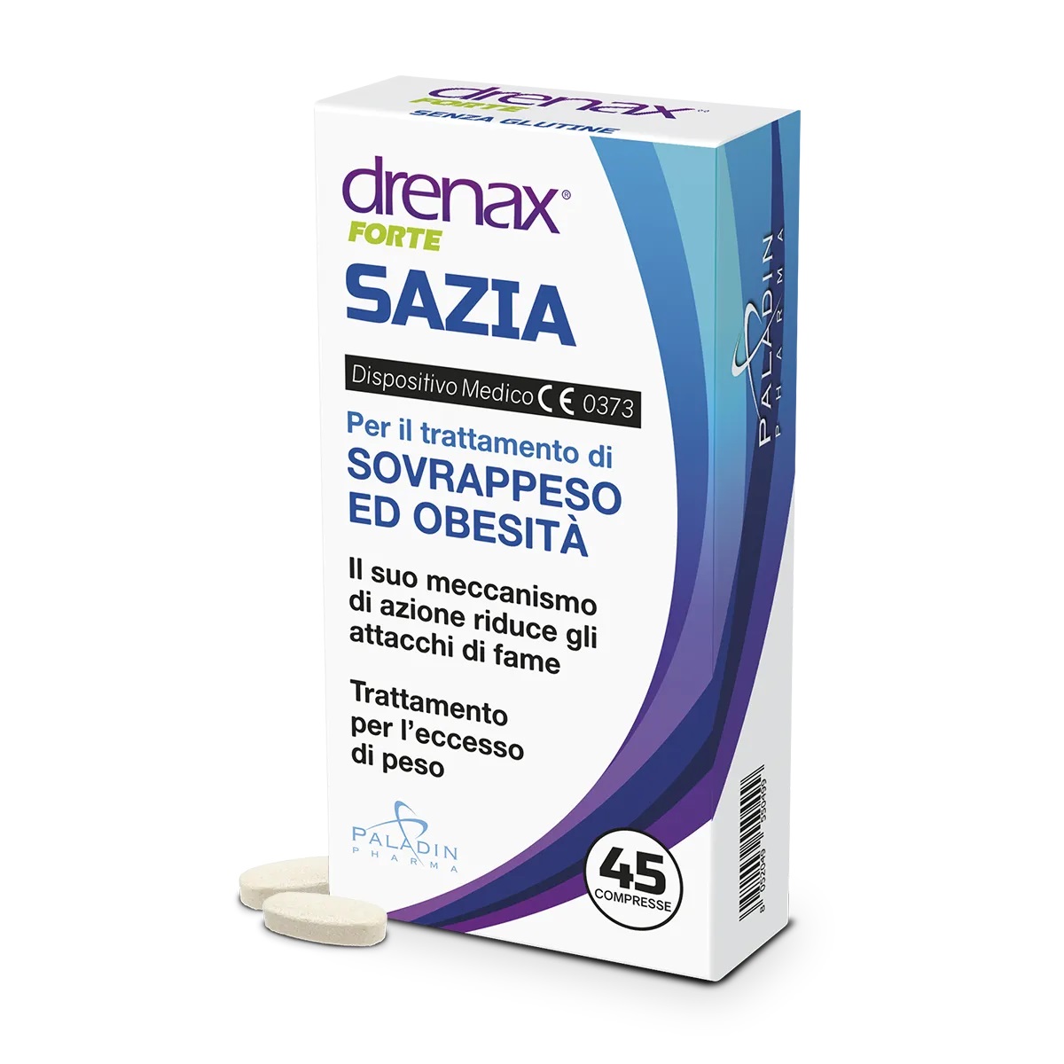 Drenax Forte Sazia Integratore per Sovrappeso 45 Compresse