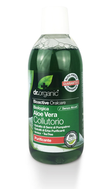 Dr. Organic Aloe Vera - Collutorio Antibatterico - 500 ml