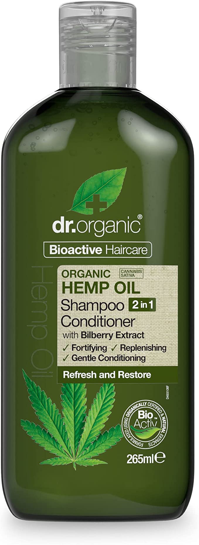 Dr. Organic Hemp Oil - Shampoo e Balsamo per Capelli - 265 ml